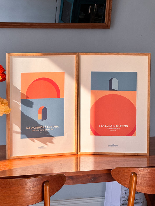 Poster dedicati a Anna e Marco di Lucio Dalla in due versioni