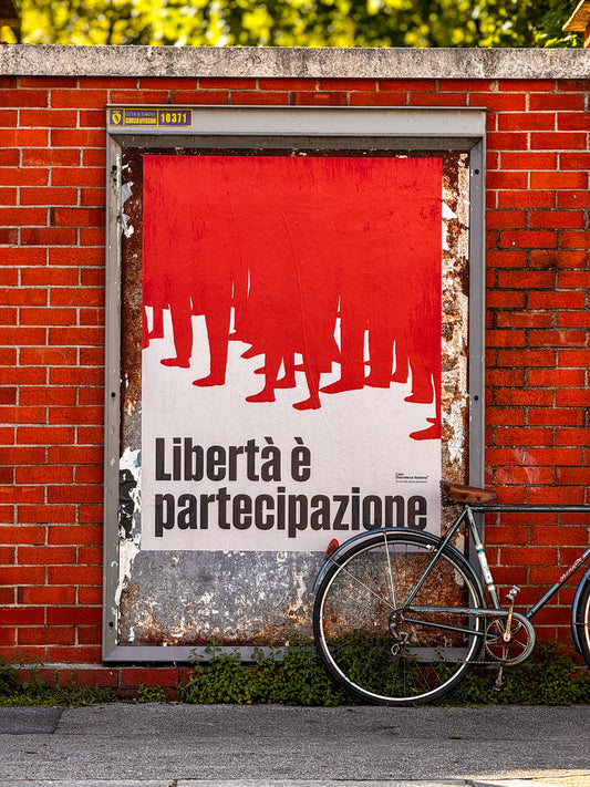 Poster La libertà, Giorgio Gaber