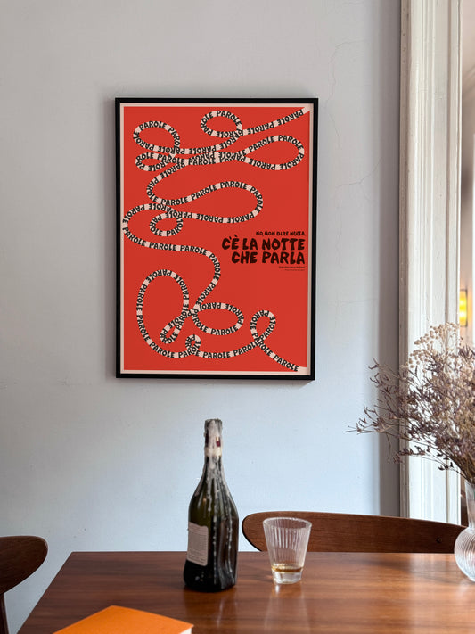 Poster Parole Parole, Mina