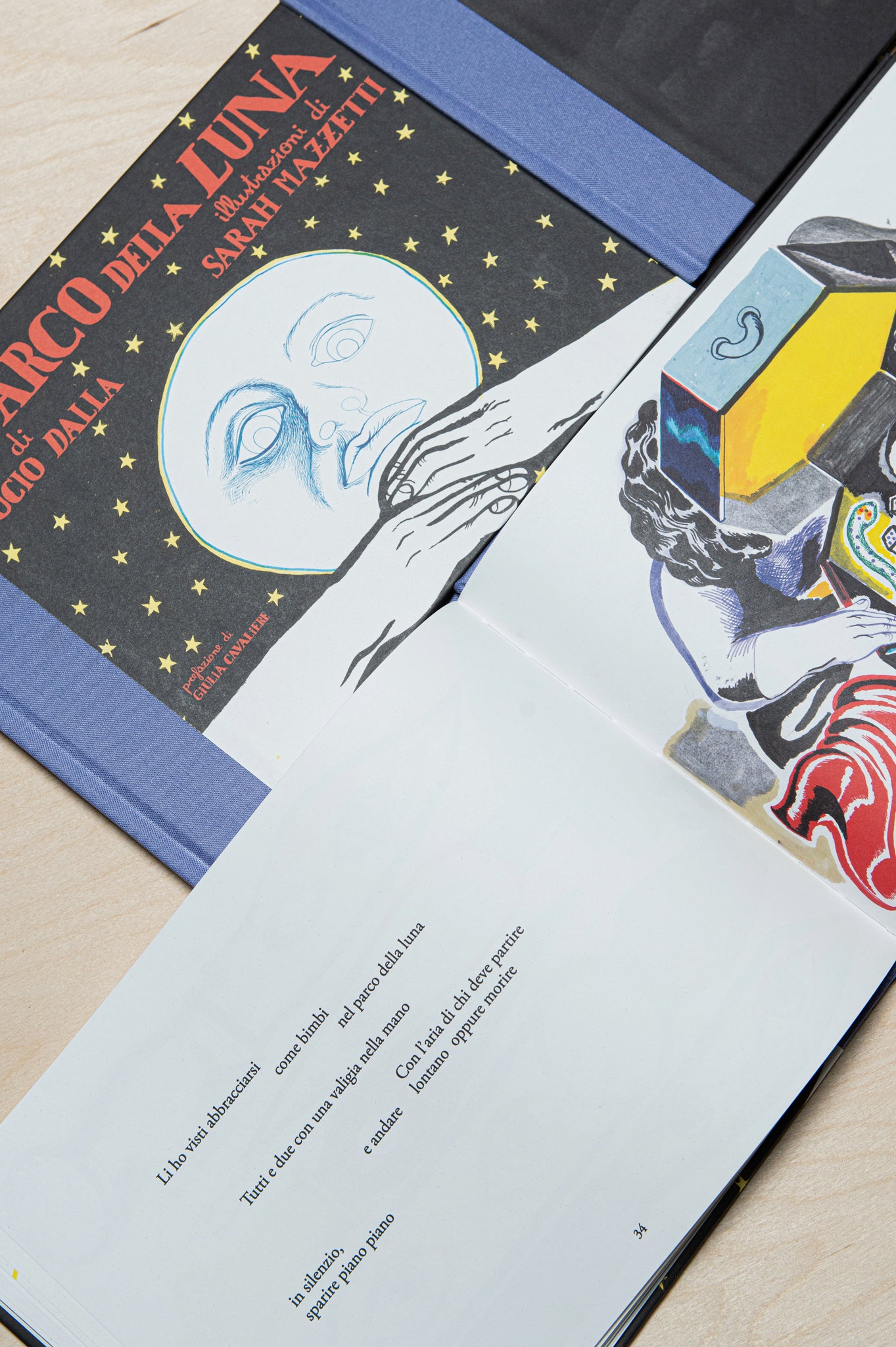 Libro Il Parco della Luna, Lucio Dalla inside