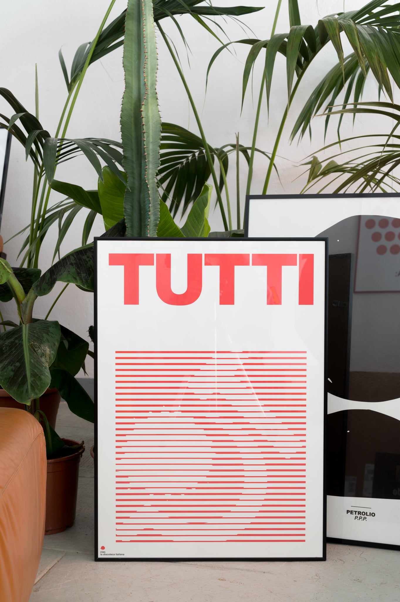 Poster Tutti, Enrico Berlinguer cornice nera