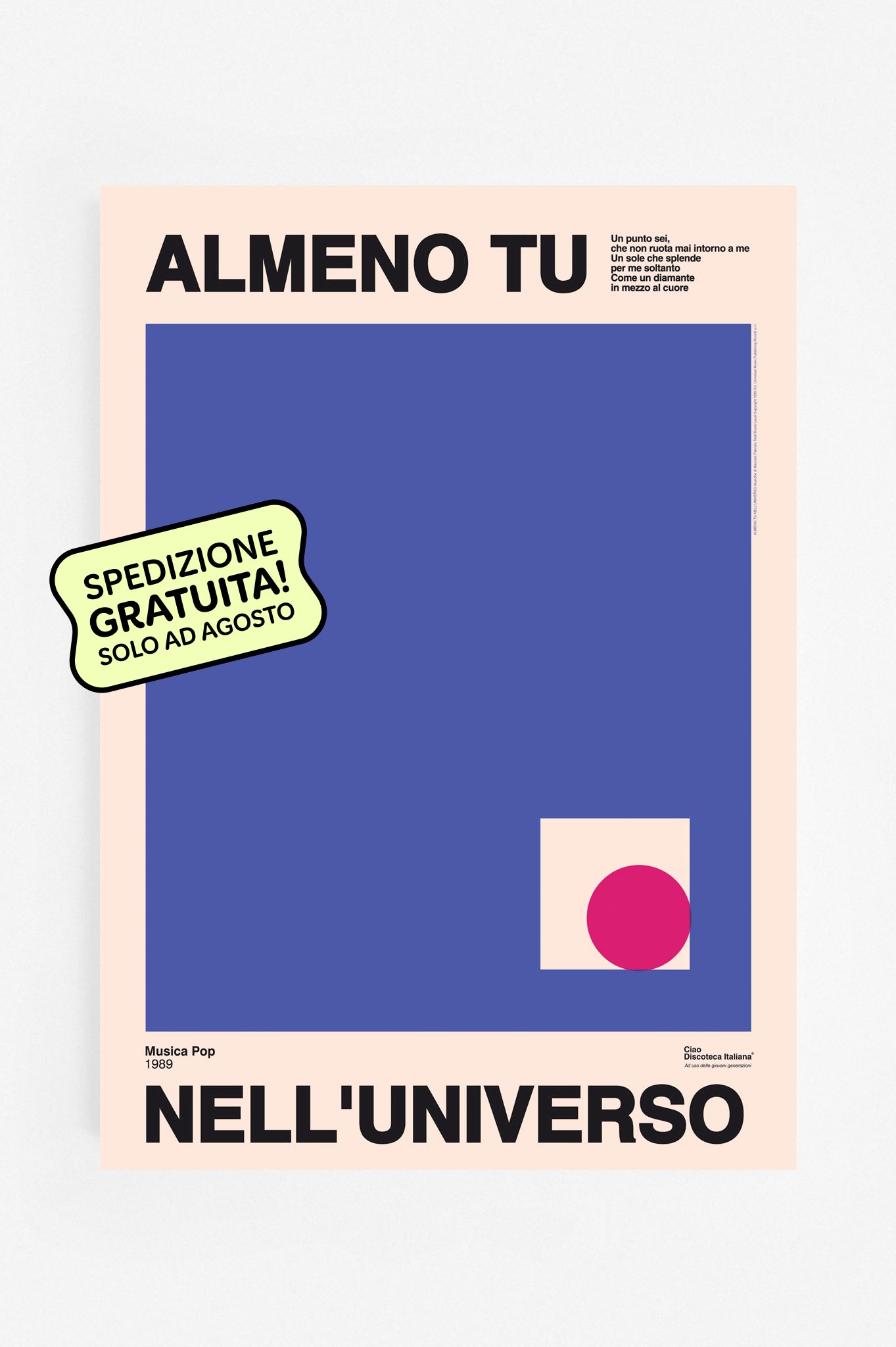 ALMENO TU NELL'UNIVERSO