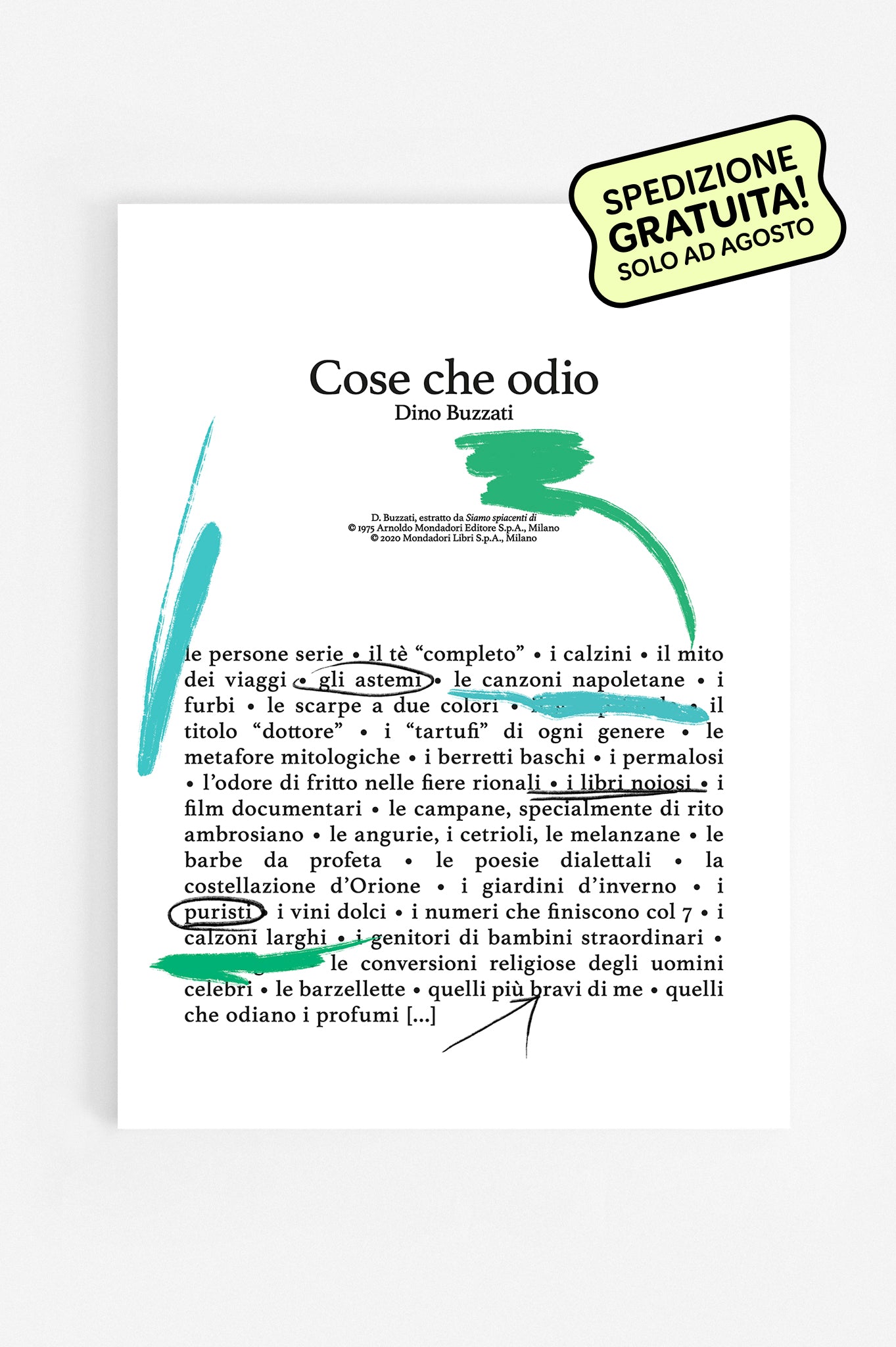 COSE CHE ODIO