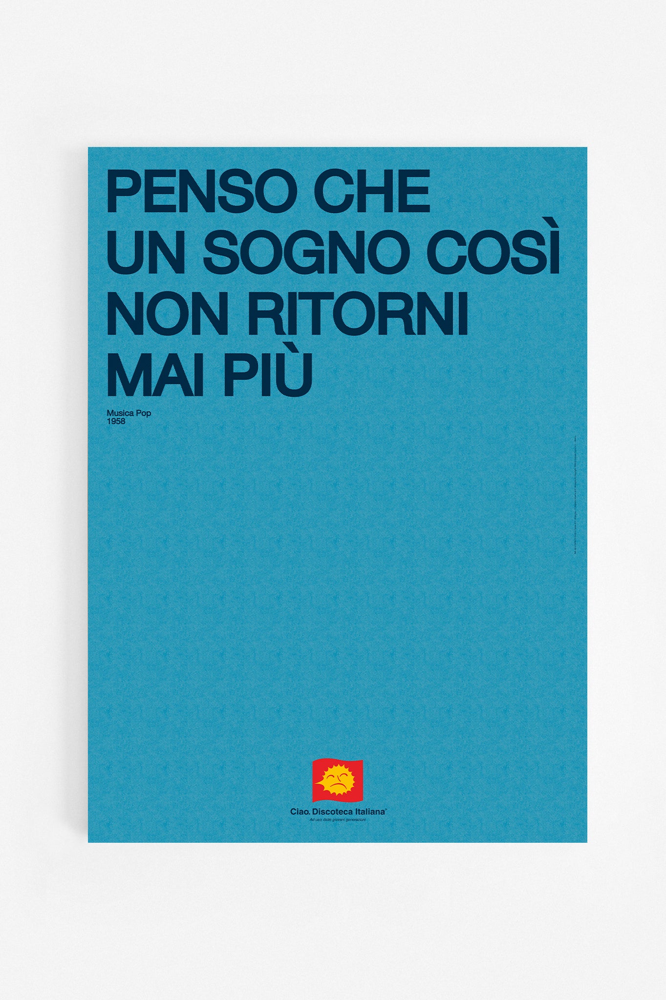 NEL BLU DIPINTO DI BLU