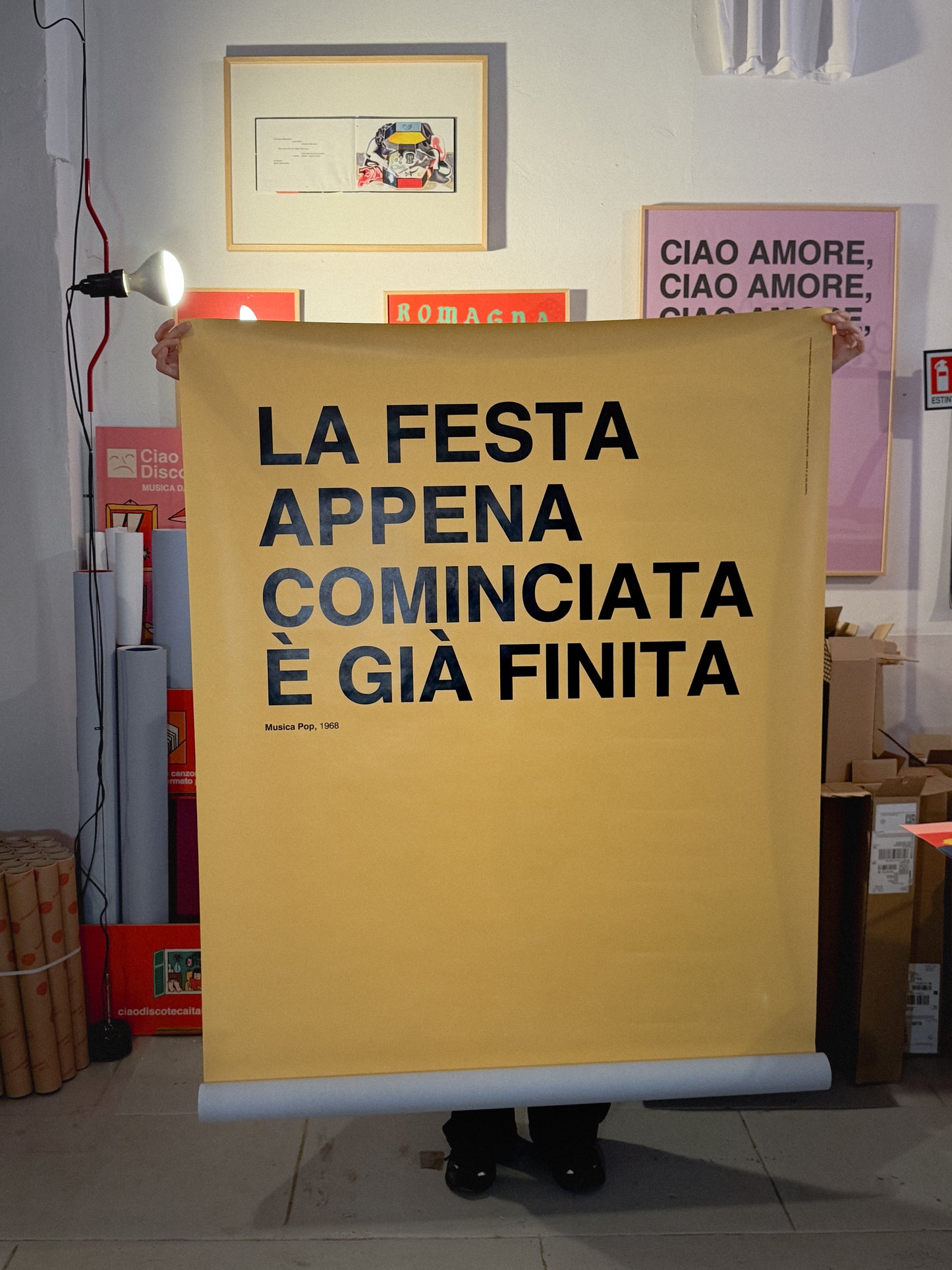 Manifesto di grandi dimensioni di Canzone per te, Sergio Endrigo.