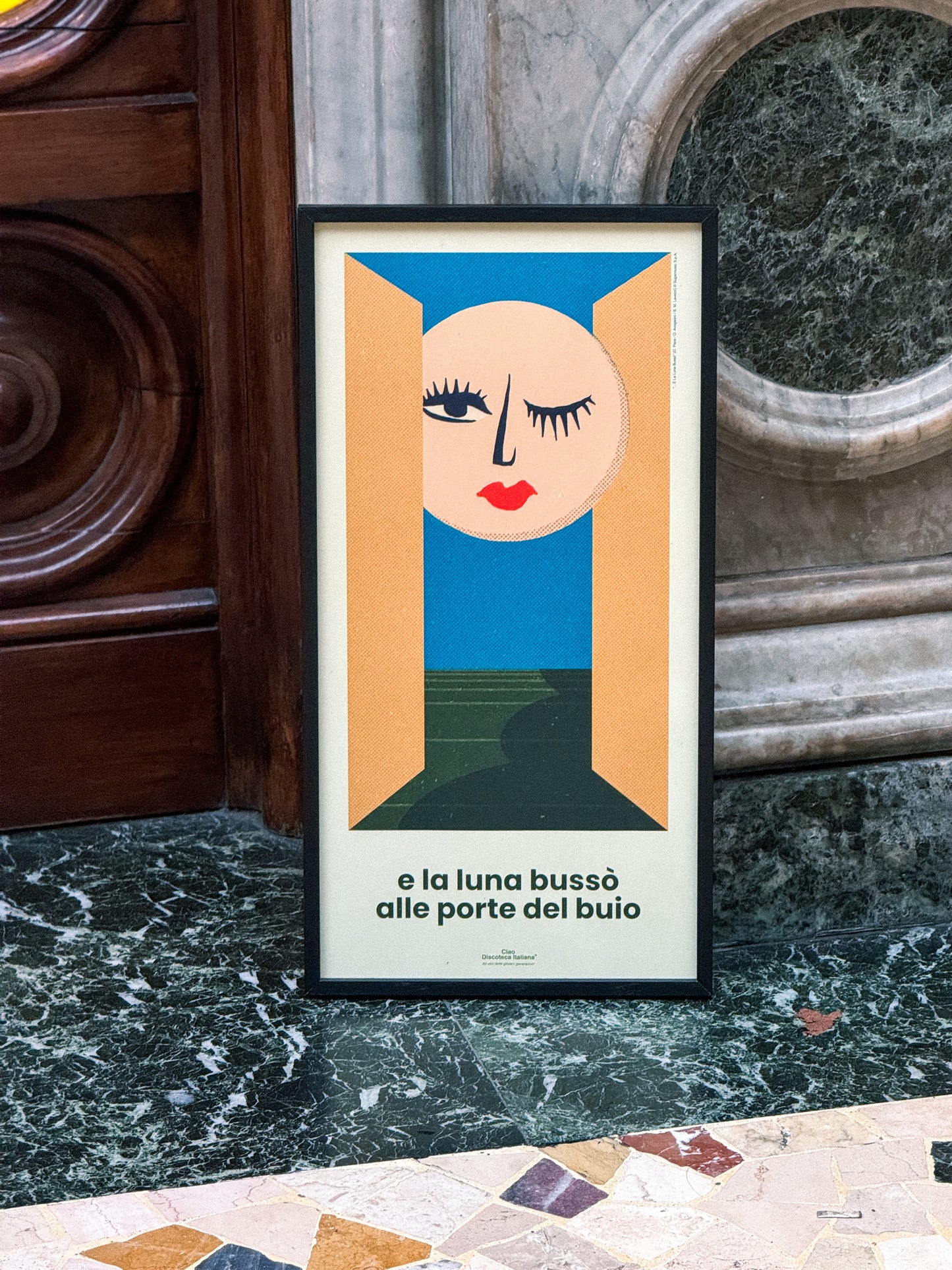 Stampa "E la luna bussò", omaggio a Loredana Bertè.