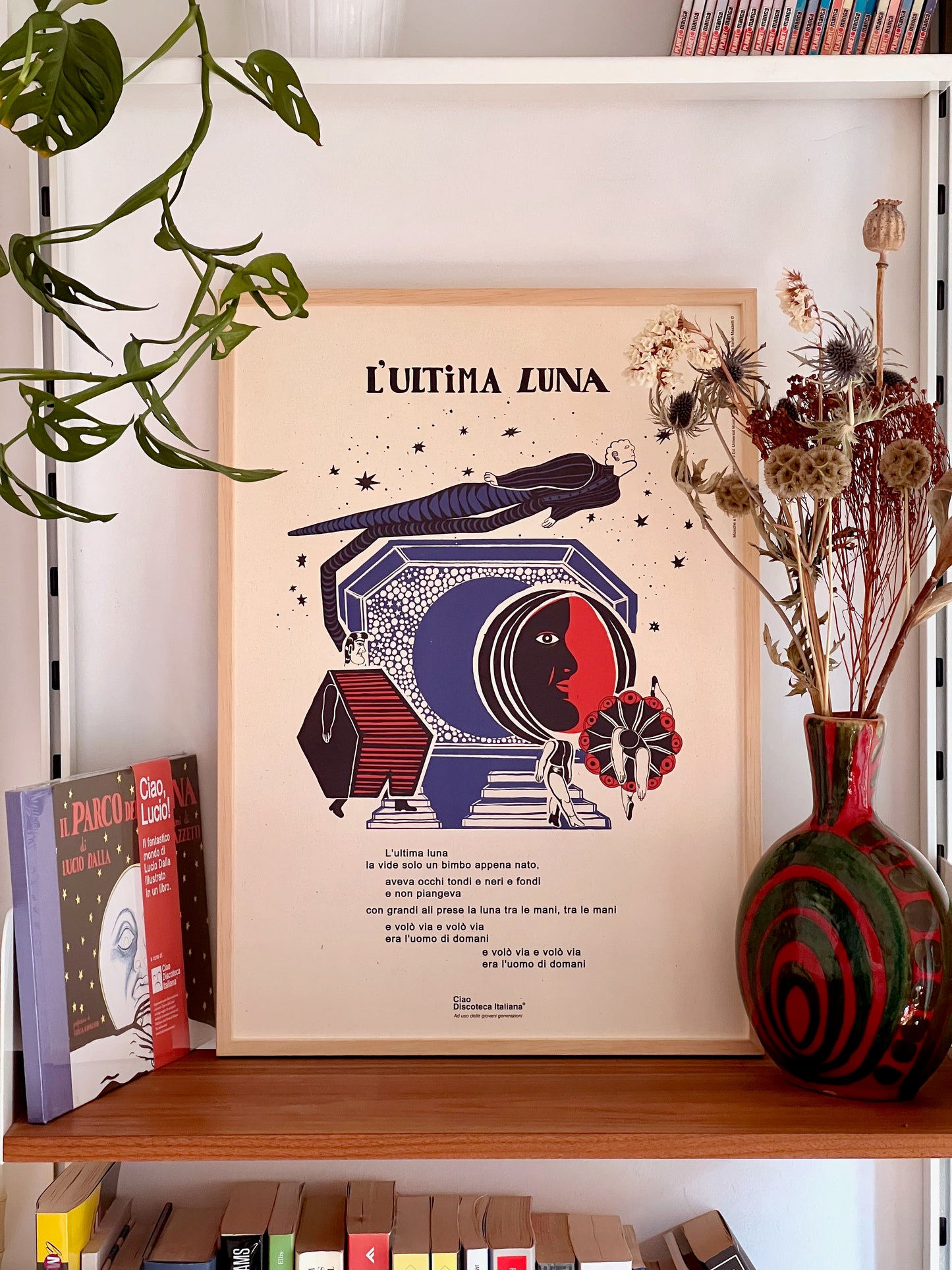 Poster L'ultima luna, Lucio Dalla