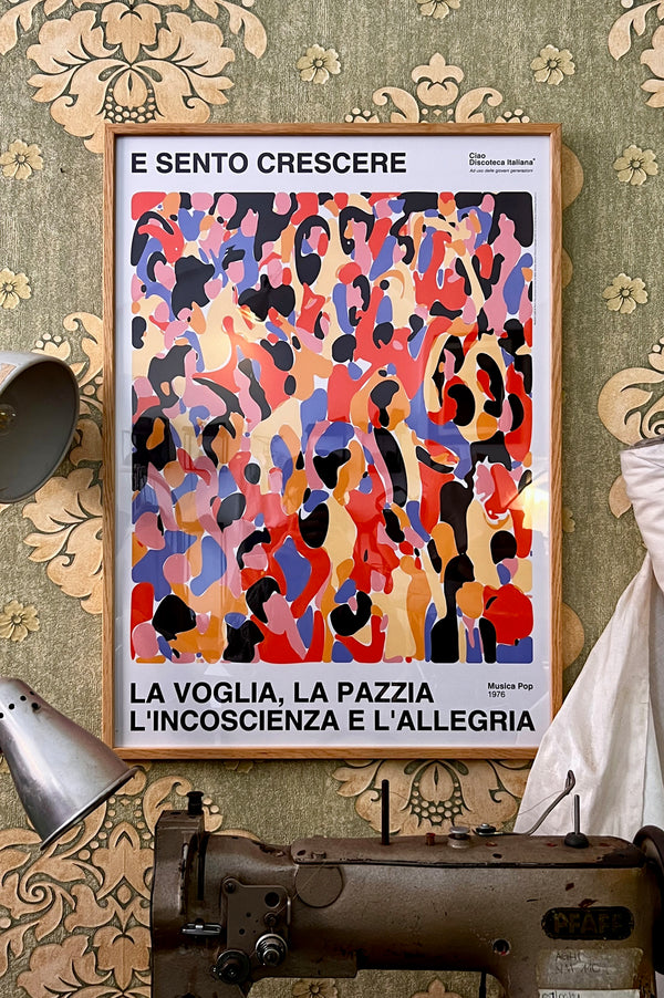 Poster La voglia, la pazzia, Ornella Vanoni quadro