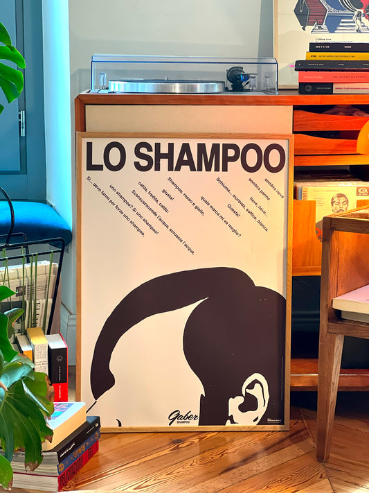 Poster Lo shampoo, Giorgio Gaber