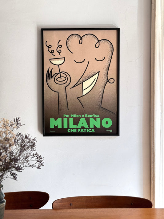 Poster Milano Che Fatica, Lucio Dalla