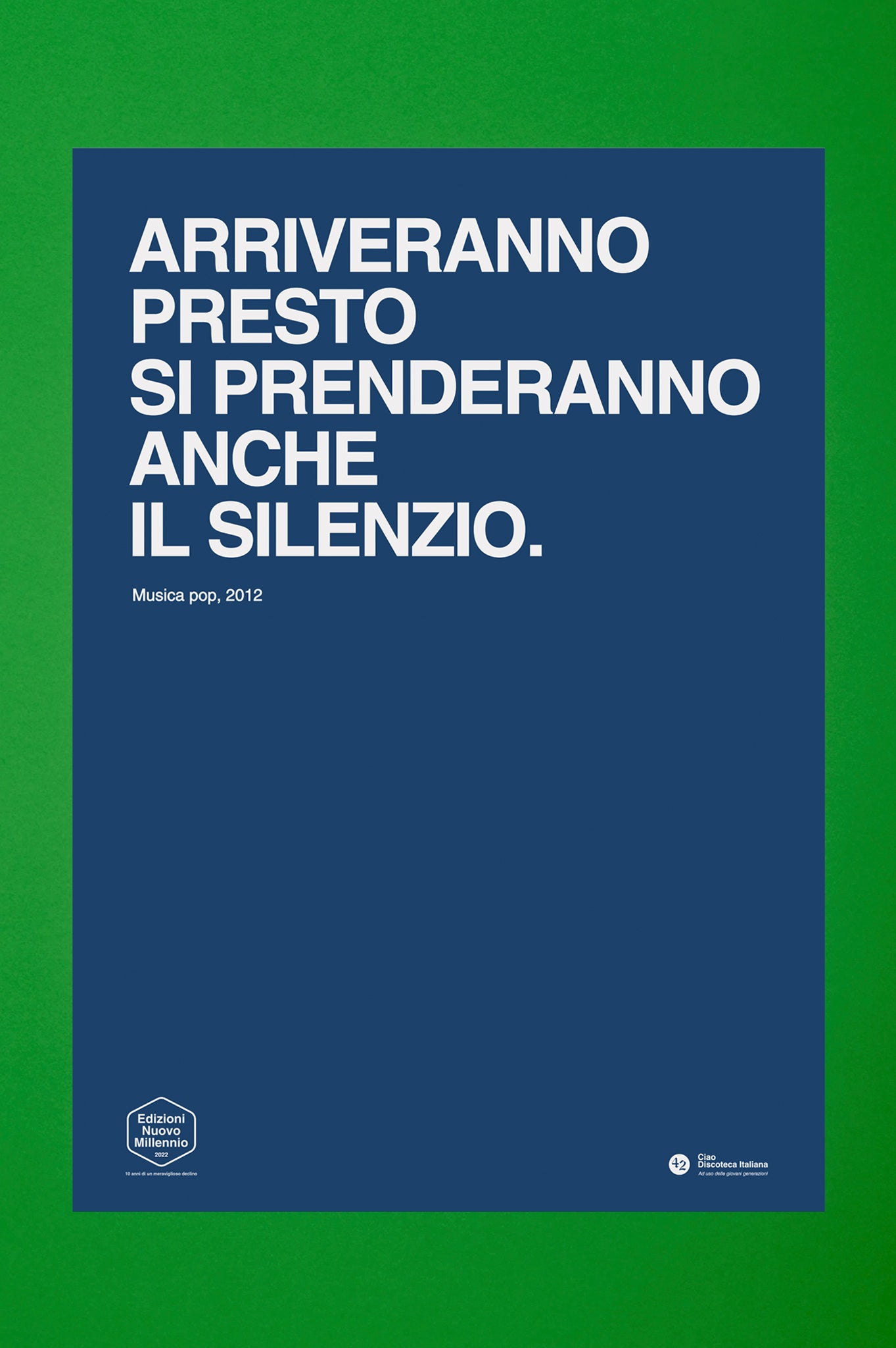 Poster Restiamo in casa Colapesce