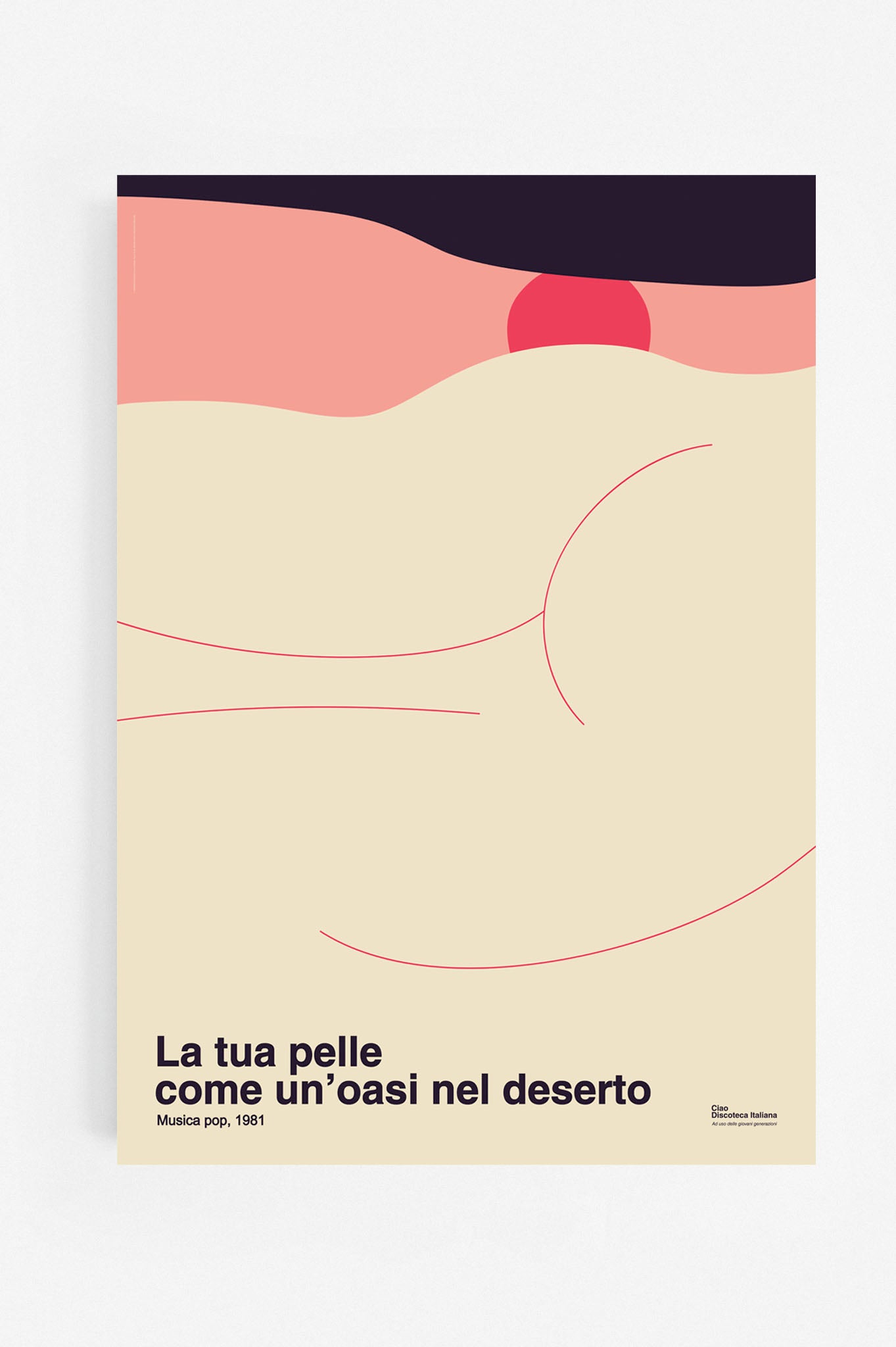 Poster Sentimiento Nuevo, Franco Battiato manifesto