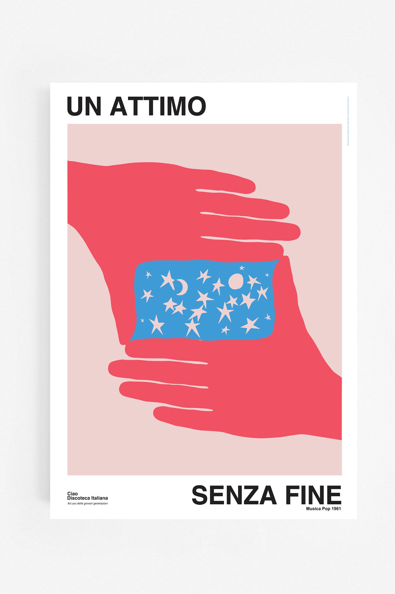 Poster Senza fine, Gino Paoli manifesto