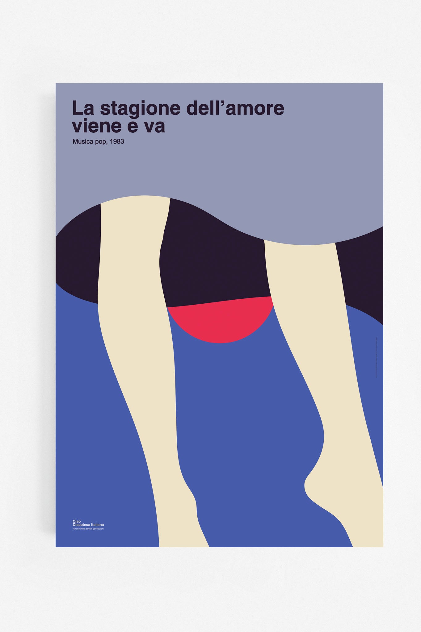 Poster La stagione dell'amore, Franco Battiato manifesto