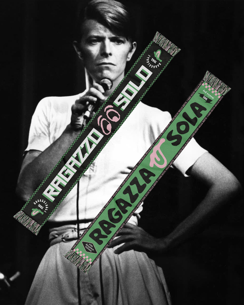Sciarpa Ragazzo solo, ragazza sola David Bowie