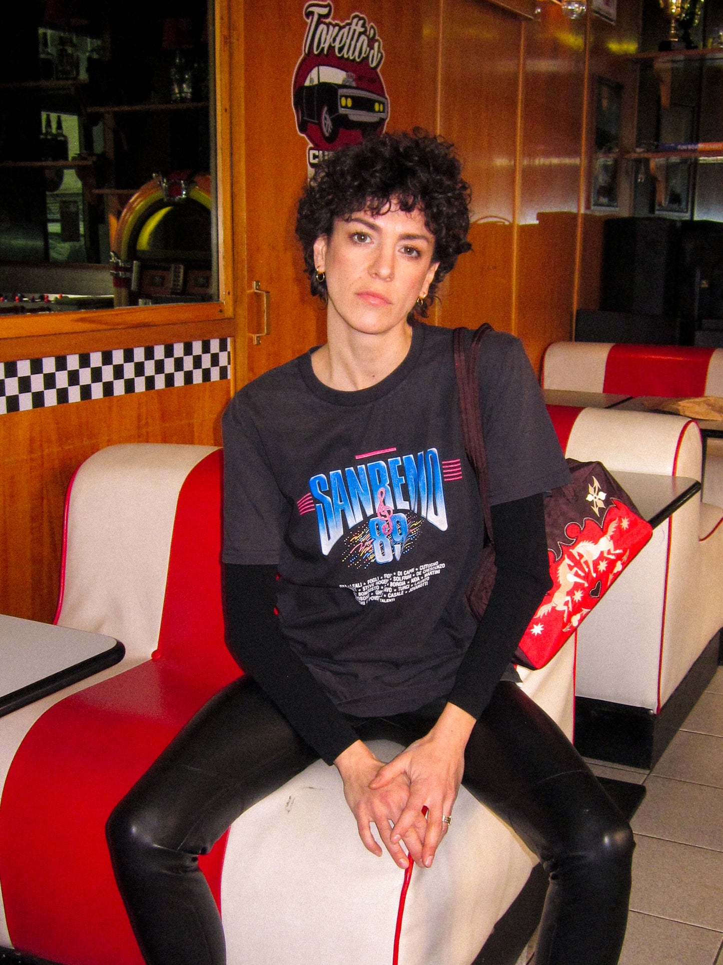 T-shirt SANREMO 1989 di Ciao Discoteca Italiana.