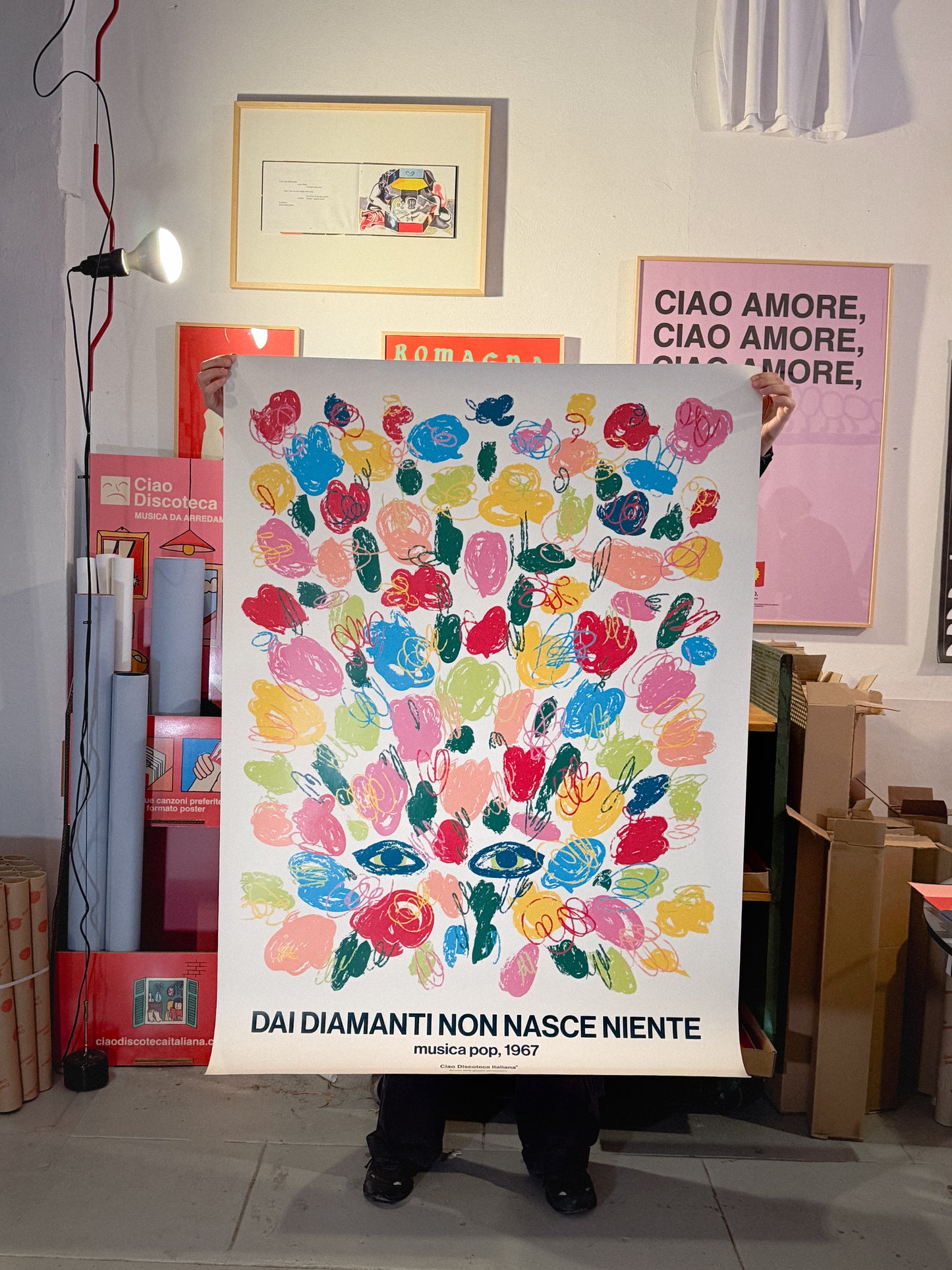 Manifesto grande di Via del Campo, Fabrizio De André.