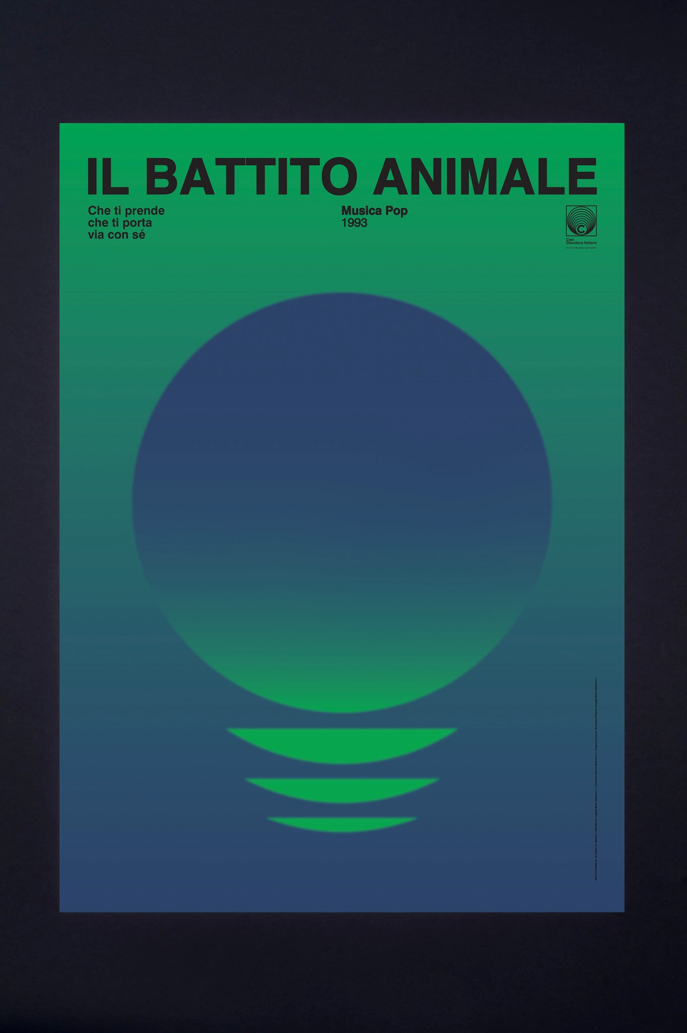 Poster Il battito animale, Raf