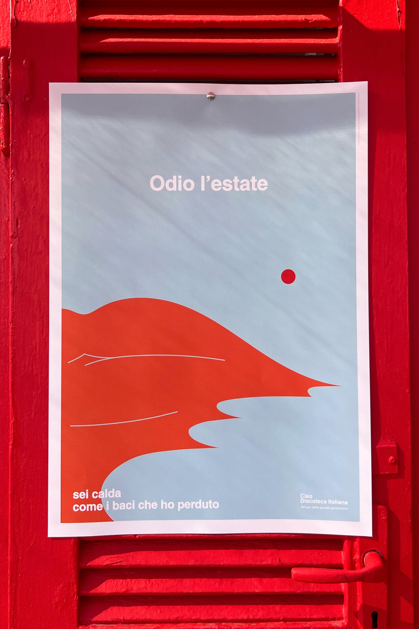 Poster Estate, Bruno Martino manifesto