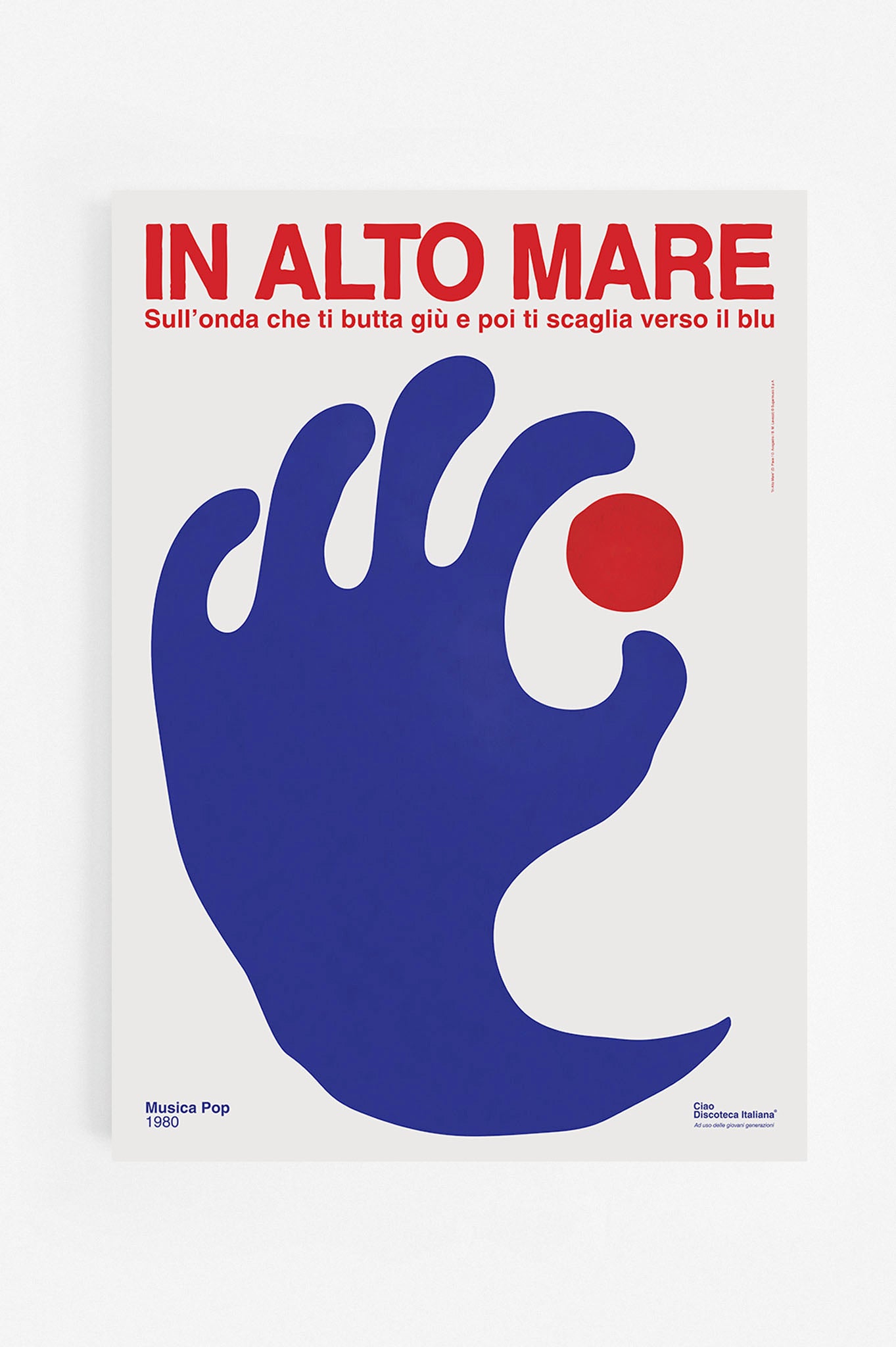 Poster In alto mare, Loredana Bertè manifesto