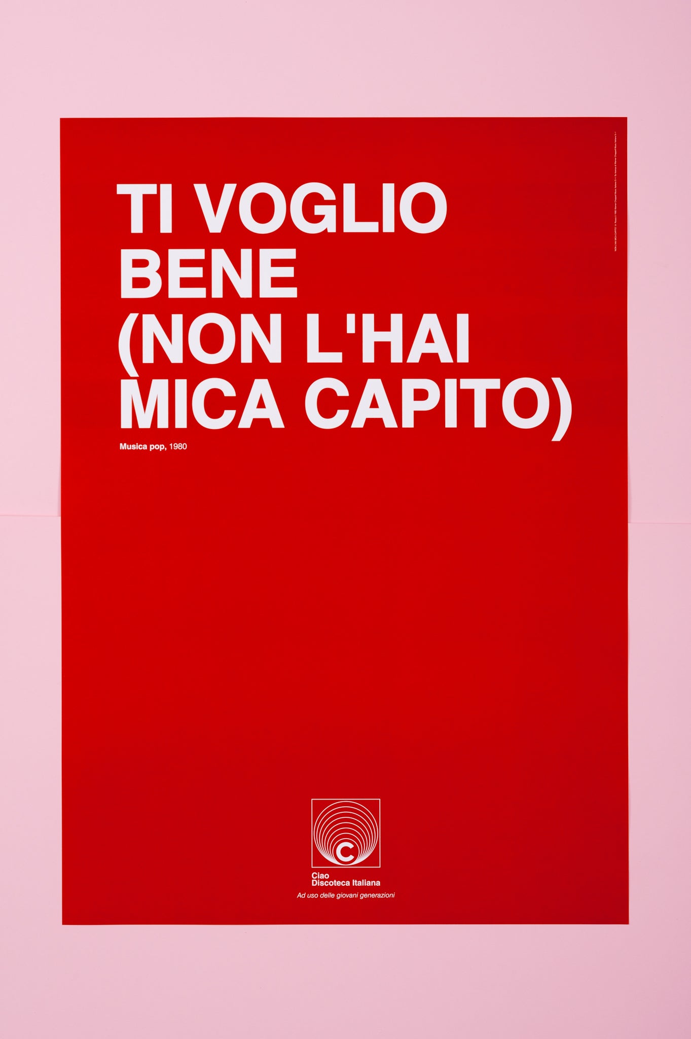 Poster Non l'hai mica capito, Vasco Rossi