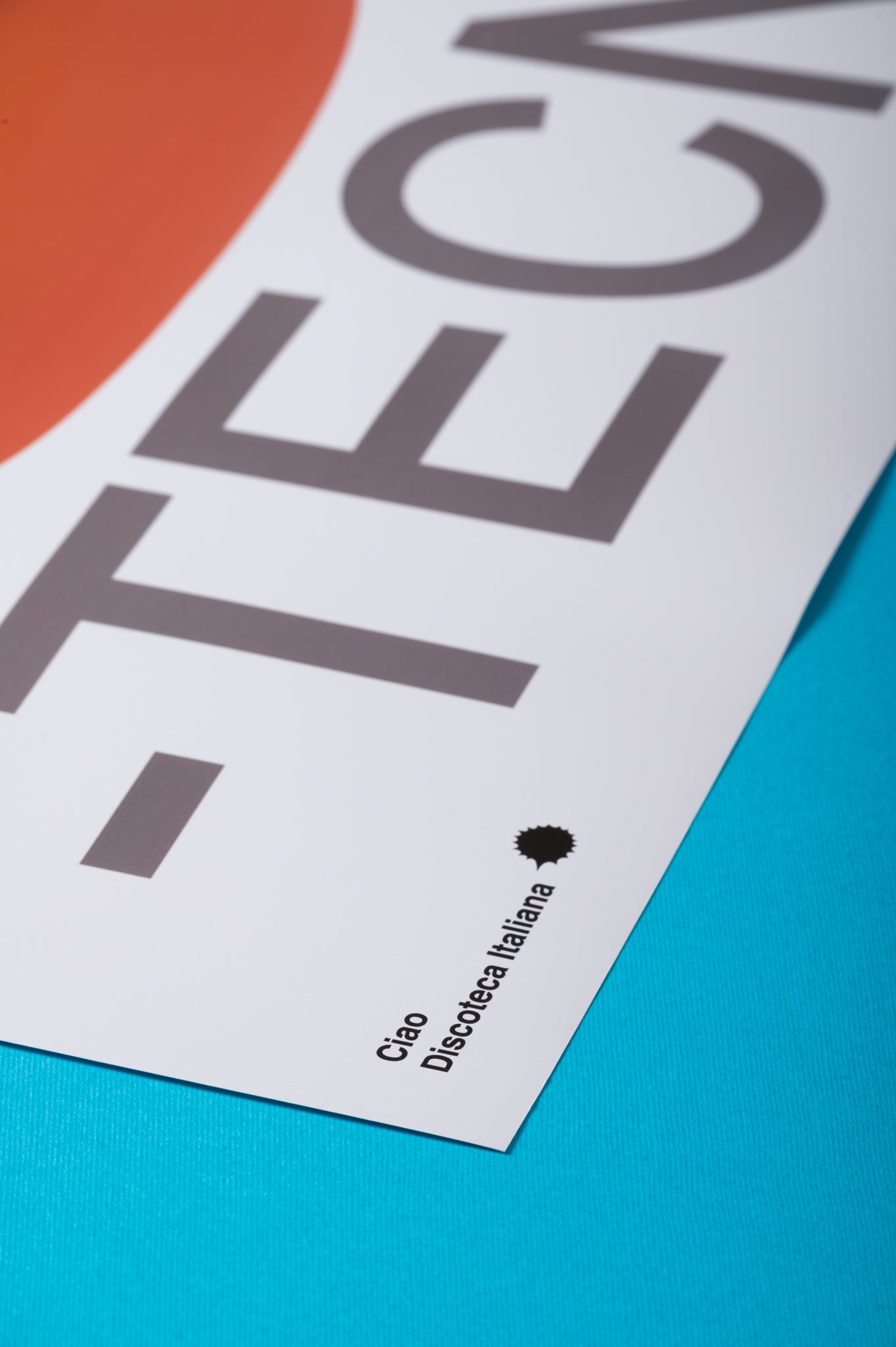 Poster Più Tenco Meno Tecno manifesto