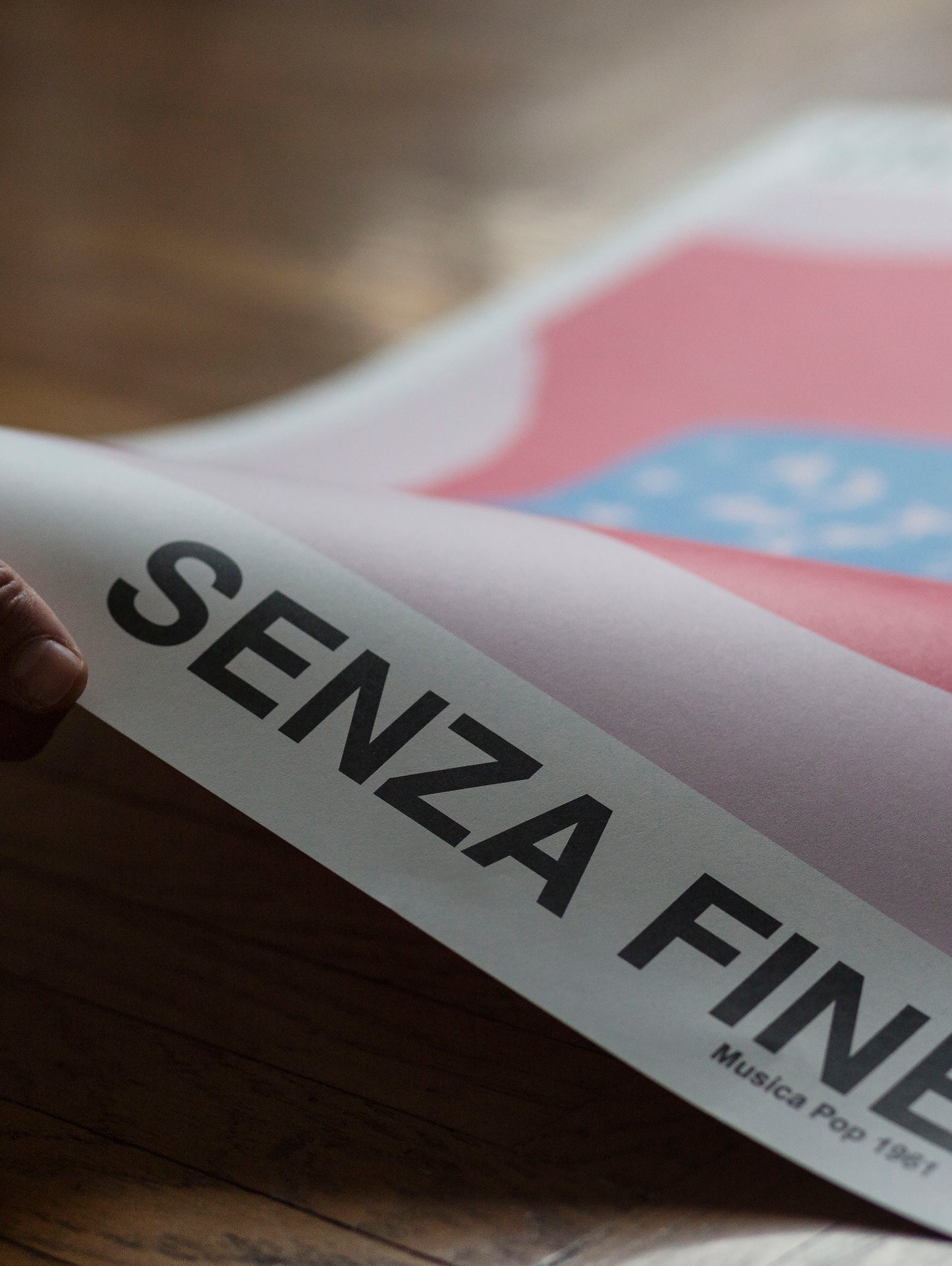 Poster Senza fine, Gino Paoli dettagli